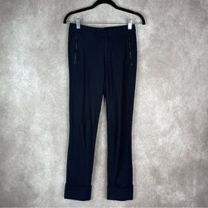 Rag & Bone Triacetate Blend Cuffed Textured Trouser Pants Women's Size 0